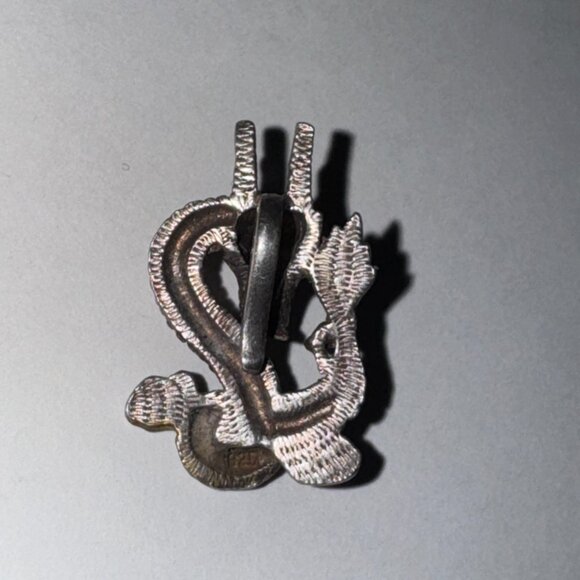 Antiqued Asian Dragon Pendant - Picture 4 of 16